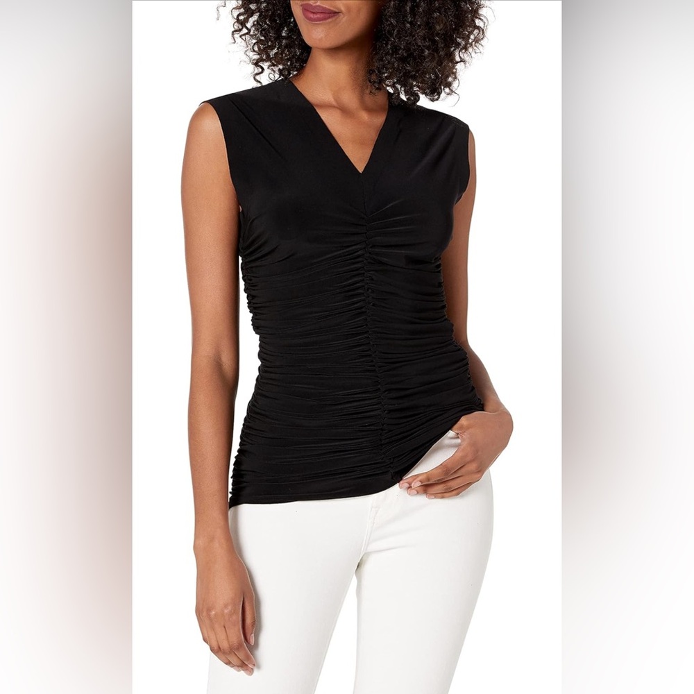 NWT Norma Kamali Sleeveless Stretch Top size S/36